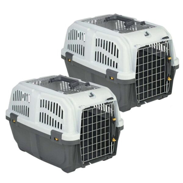 2er sparpack transportbox hundebox katzenbox skudo 1 open 1