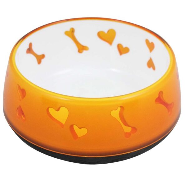 dog love bowl hundenapf 300 ml orange