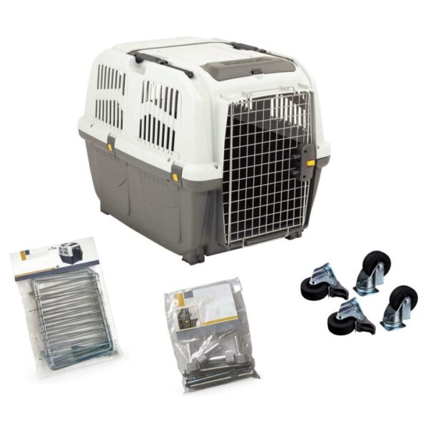 komplettset transportbox hundebox flugbox skudo 4 rollen fenster schrauben