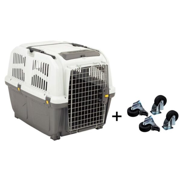 sparset transportbox hundebox flugbox reisebox autobox skudo 4 rollensatz