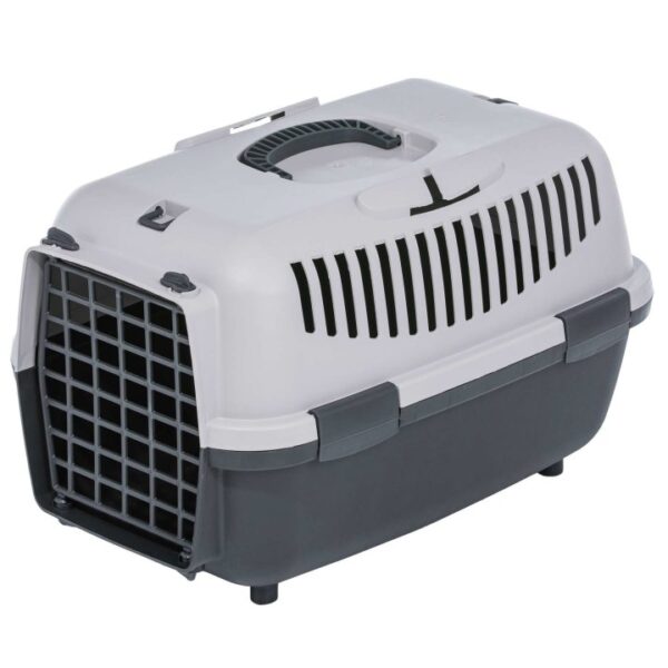 transportbox hundebox katzenbox hellgrau dunkelgrau 48 x 31 x 30 cm