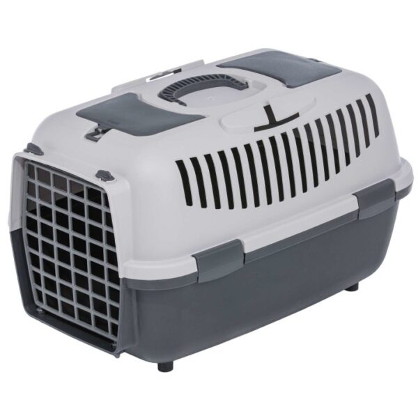 transportbox hundebox katzenbox hellgrau dunkelgrau 545 x 34 x 34 cm