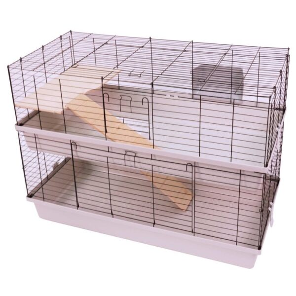 Kaninchen- & Meerschweinchenkäfig GRENADA 120 mit 2 Stockwerken 119 x 59 x 87 cm