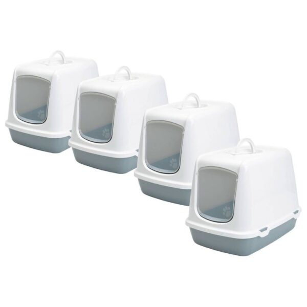 4er Sparpack Katzentoilette Haubentoilette OSCAR (13,75 € pro 1 Stück)